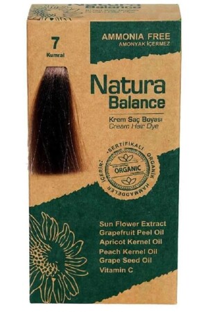 MNZ-Natura توازن 7 Auburn كريم عضوي لون الشعر NATURABALANCEMK - NATURABALANCE