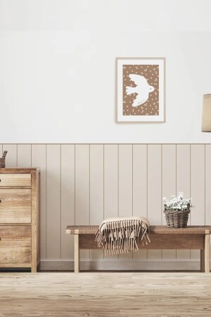 MNZ-NATURAL BEIGE ورقة منشقة رقيقة من لوح الجدار - ورقة غطاء منشقة منشقة منشقة من الجدار الزخرفية - Decomall