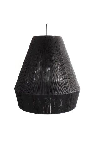 MNZ-Natural Bohemian Chandelier، Rustic Chandelier، Jute Chandelier، Casual Chandelier، Handmade Chandelier، Black Chandelier nrgn01003 - mammoly