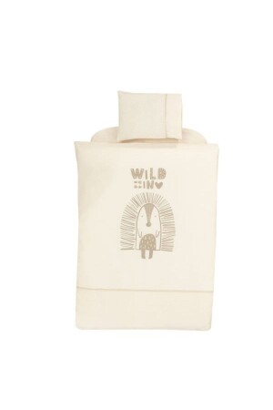 MNZ-Natural Duvet Cover Set بيج - Momi Shop