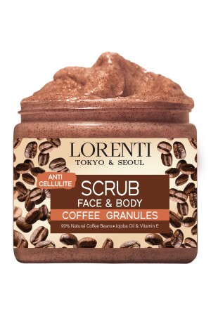 MNZ-Natural Firming Coffee وجه وجسم القشرة 500 مل - Lorenti