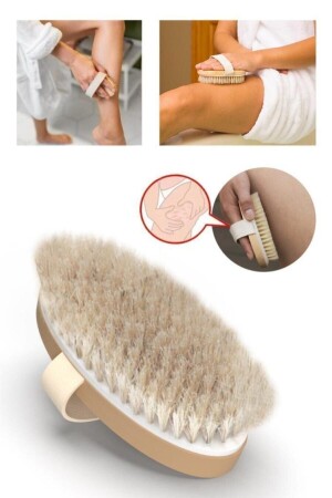 MNZ-Natural Horsehair Cellulite Brush - Kitchen Beauty