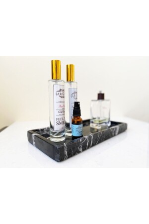 MNZ-Natural Marble مستطيل الصندوق & مقدم & منظمة 15x30 منظمة صندوق BLKR - Modestmar