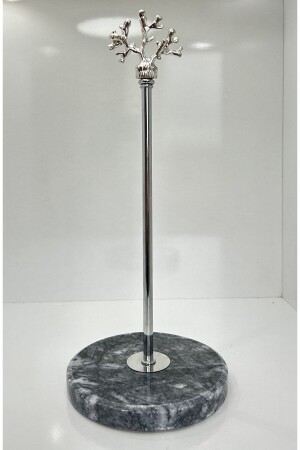 MNZ-Natural Marble Decorative Roll Paper Towel Holder حمام - منظم المطبخ 2022-03 - bemdesign
