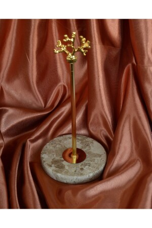 MNZ-Natural Marble Decorative Roll Paper Towel Holder حمام - منظمة المطبخ TYC00719679062 - bemdesign