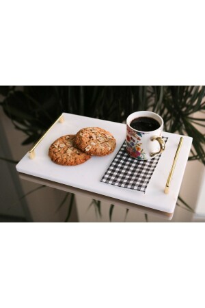 MNZ-Natural Marble Presentation Holder مستطيل يُمْسَكُ اليدين وعود الالتزام الصندوق 30x20 سم gmbss456 - Gemboss