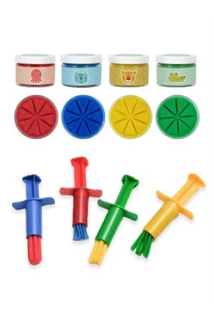 MNZ-Natural Play Dough و Set Press - Bonnie Play Dough