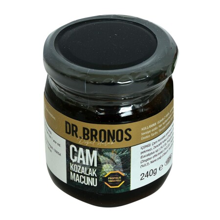 MNZ-Natural Propolis Pine Cone Paste 240 جرام - Dr. Bronos