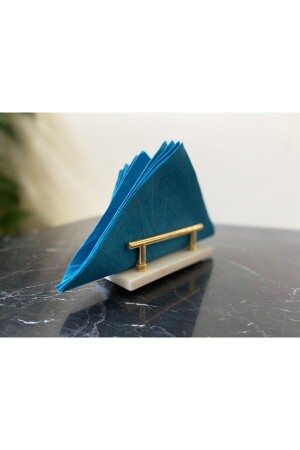 MNZ-Natural White Marble Napkin Holder Slim CPTS - Modestmar