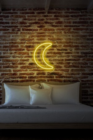 MNZ-Neongraph Neon Led Graffiti Decorative مضيئة ليلا ضوء الجدار الزهور الهلال DEC010001 - neon graph