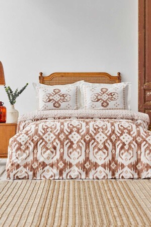 MNZ-Neos Beige 100% القطن الواحد غطاء القماش مجموعة 200. 21. 01. 0108 - Karaca Home