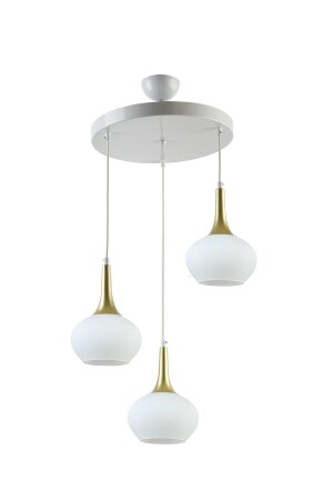 MNZ-Nero تصميم حديث غرفة المعيشة مقهى مطبخ أبيض اللون 3 قطع الشموع مع الزجاج الأبيض NRO1 - Modavize