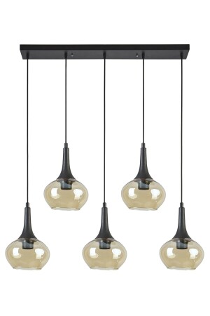 MNZ-Nero تصميم حديث كافي مطبخ غرفة المعيشة عسل زجاجي الشنارة من 5 صفوف NRO95 - Modavize