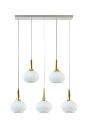 MNZ-Nero تصميم معاصر غرفة المعيشة مقهى مطبخ أبيض لون 5 صف شمعة مع الزجاج الأبيض NRO95 - Modavize