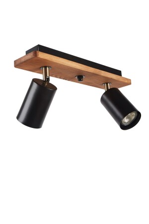 MNZ-Neron ديكورات خشب الجوز ماتة سوداء متحركة الشنابل الداخلية خشب نيرون - Bozyaka Aydınlatma