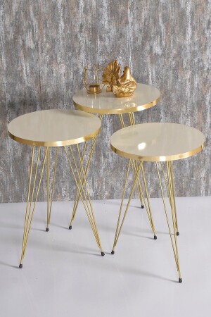 أسلاك من خليط الذهب من طاولة MNZ-Nesting Table FMA2601 - GOLDFALEZ