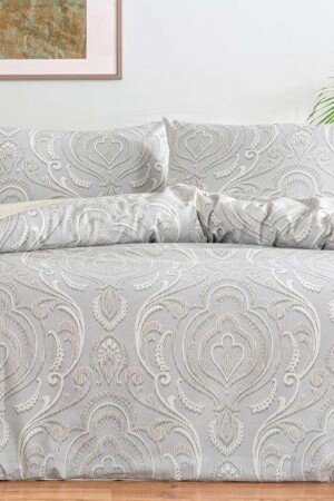 MNZ-Nev Chic Duvet Cover Set مضاعفة الرمادي EVTNVTÖZDL00652 - Özdilek