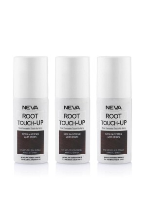 MNZ-Neva الجذر لمس حتى إبرة المنسق 75 مل مظلمة بني 3 قطع NEVA-7-3LU - Root Touch-Up