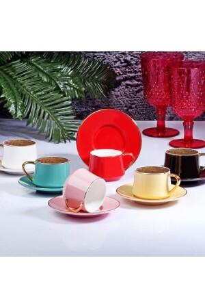 MNZ-New Bone 6-piece Cup Set 120 سي سي ألوان FIN-750 FIN-750 - Kosova