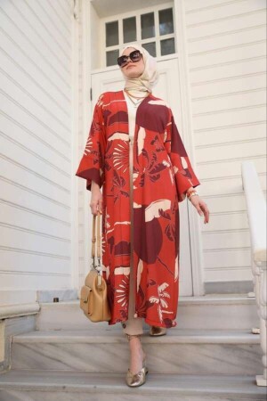 (MNZ-New Kimono) نمط (البرتقال) (ESRDIGITALKIMONO) - ESRA KEKÜLLÜOĞLU