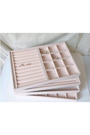 MNZ-New Local Suede Cream صالصة-قسم مجوهرات صندوق (AYDINDECOR) 708791960 - Aydın Decor