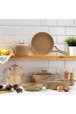 MNZ-New Range Y. y. داوري مجموعة 11 قطعة كريم 1S6001-29002-KRM01 - Schafer