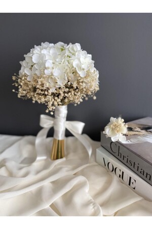 MNZ-New Season White Hydrangea Cipsolu زهرة عروسة الحذاء مجموعة من 2 fgç-134134511 - florbar