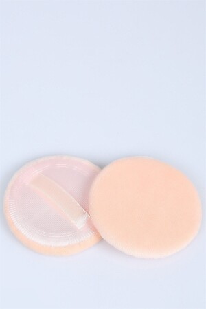 MNZ-New Series 2 Piece Pompom Makeup Sponge Powder Sponge Round Size - Blackleg