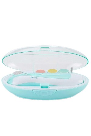 MNZ-Newborn Baby Battery مشغولة آلة قطع الأظافر الأبيض TM0051 - Etoyss