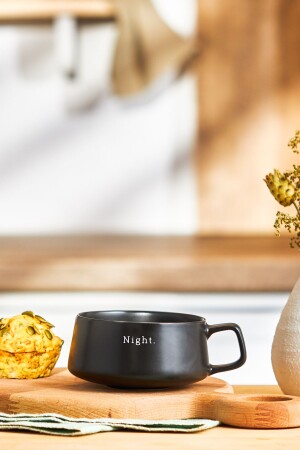 MNZ-Night New Bone Mug 320 ml أسود 600. 15. 01. 2984 - Emsan