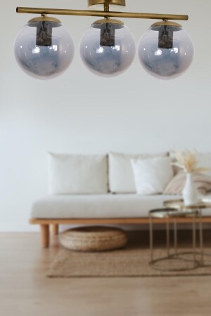 غرفة المعيشة الحديثة MNZ-Nika - المطبخ - غرفة النوم القديمة الزجاج المدخن الحديثة 3 قطع الشموع MN88900018841 - Modavize