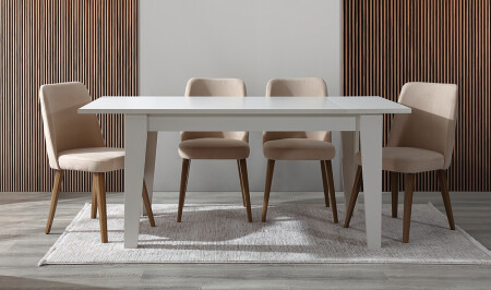 مجموعة طاولة الطعام MNZ-Nil - Cadde Yıldız