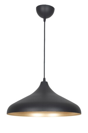 MNZ-Nil المعدن الحديث المنتهي الأسود الداخل الذهبية لون مصباح العقاب الكافي - المطبخ واحد الشنادل NILSIVAMA01 - Fer Avize