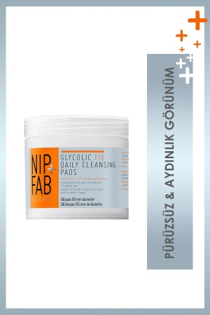 MNZ-Nip Fab Glycolic Fix Face Pad 60 قطعة TYC00272508314 - NIP+FAB