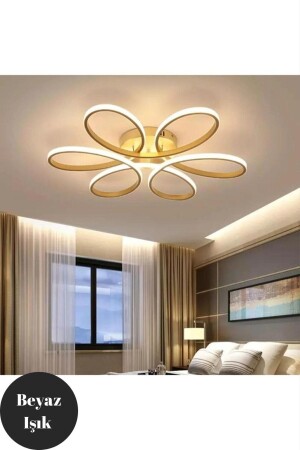 MNZ-Nipul Plafonier القديم الحديث ضوء أبيض LED شمعة - Elektroyou