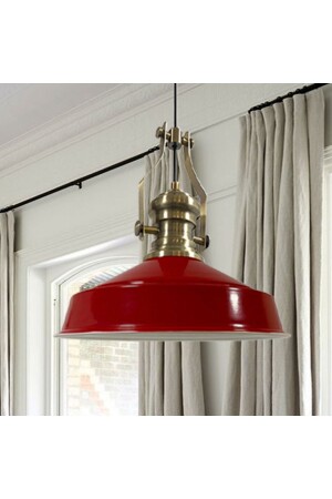 MNZ-Noble واحد الشنابل الحمراء القديمة الجديدة الرأس العتيقة الراجعية مصباح العلق الممر الكافي غرفة المعيشة الشنابل BMM2013E - Bamyum