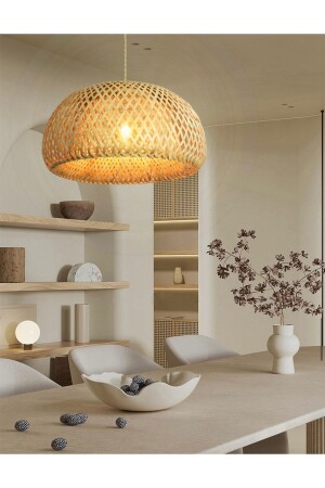MNZ-Nordic Design شمع البامبو Wicker شمع الدرجة 1 جودة 300mm قطر طازجة طبيعية قطر burenze7103 - burenze