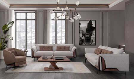 مجموعة الأريكة من طراز MNZ-Norel - Cadde Yıldız