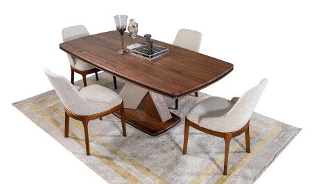 مجموعة طاولة الطعام MNZ-Norel - Cadde Yıldız