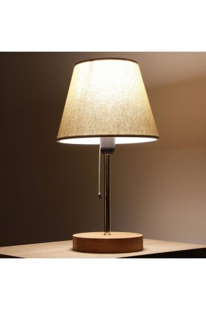 MNZ-North Home الخشب ساق شمعة ظل الأنسجة الرأس AAGK9001 - Art&Gift