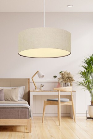 MNZ-North Home Roll Design Fabric Pendant Lamp شمعة غرفة المعيشة غرفة المعيشة غرفة النوم مسحوق كبير سلندر شمعة AAGK9008 - Art&Gift