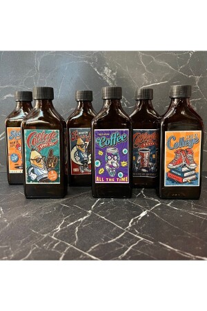 (MNZ-Nostalgia) زجاجة 200 مل (تسمية خاصة) 6 قطع (AMB01) - COLDBREWTREND