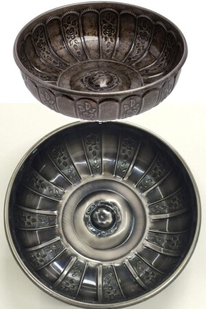 MNZ-Nostalgic سلالة العثمانية الحديد حمام الحجر النيكل القديم لون 20 سم BTS56199505 - BİTERSE