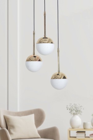 MNZ-Nova 3-Plus جسم معدني من الذهب الأسود مع زجاج أبيض اللون تصميم لعبة فخمة مصباح اللومبوس لندلي LZRNAVZ130 - Luzarana