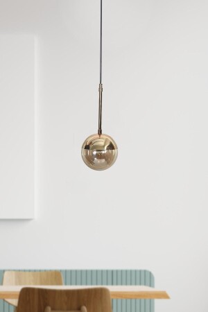 MNZ-Nova واحد الذهب الأسود المعدن الجسم العسل الزجاج التصميم فخمة مصباح معلق شمعة LZRNSRKT37 - Luzarana