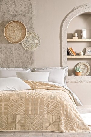 غطاء منشط مزدوج MNZ-Nova - رمل بيج YTSGRPIST-1524076 - Yataş