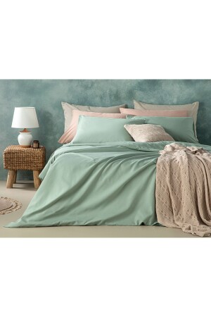 MNZ-Novella Premium Soft Cotton Double Duvet Cover Set 200x220 سم سيلدون TYC00592118372 - English Home