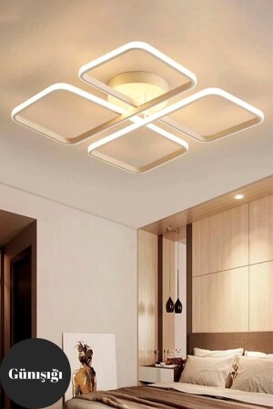 MNZ-Novem White Plafonier Ultra Super Daylight LED شمعة نوفيم-ب-02 - Elektroyou