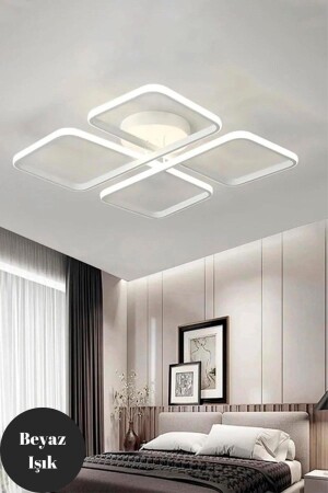 MNZ-Novem White Plafonier Ultra Super White LED شمعة نوفيم-ب-01 - Elektroyou