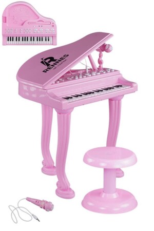 MNZ-NP-1000PK مظهر صوتي 37 مفتاحات رقمية الكترونية البيانو للأطفال وردي - Rennes